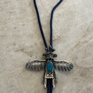 Vintage Kachina bolo tie